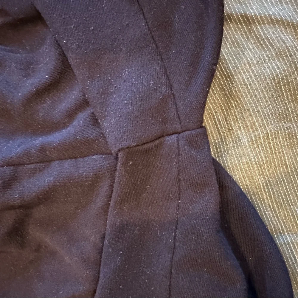 DKNY Black Wide-Leg Trousers - Size Large - Picture 4 of 4